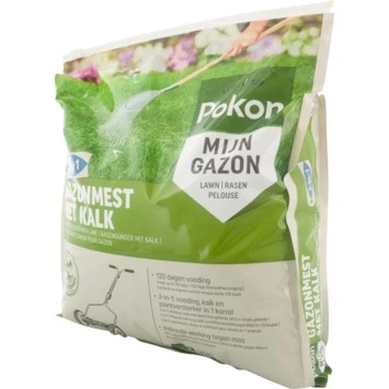 Pokon Gazonmest Met Kalk 3-in-1 8,5kg 2 Pokon Gazonmest Met Kalk 3-in-1 8,5kg - Afbeelding 2