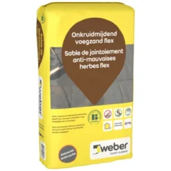 Weber Onkruidmijdend Voegzand Flex Antraciet 20 Kg