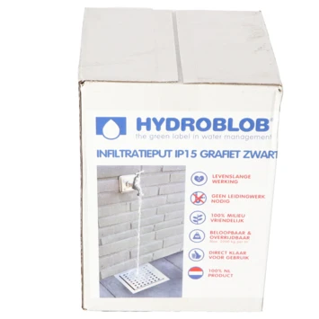 Hydroblob IP15 Infiltratieput Met Zwart Rooster 15 L 2 Hydroblob IP15 Infiltratieput Met Zwart Rooster 15 L - Afbeelding 2