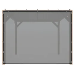 Pergola Silvano Douglas Incl. Schaduwdoek & Zijdoek 324x324 Cm -Tuinmeubel Verkoop 123 11