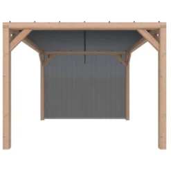 Pergola Silvano Douglas Incl. Schaduwdoek & Zijdoek 324x324 Cm -Tuinmeubel Verkoop 123 12