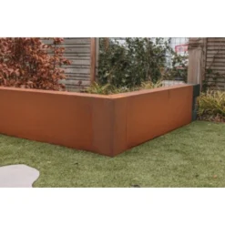 Overzetprofiel Hoek Corten Staal Voor Stapelblokken 17x30x12 Cm -Tuinmeubel Verkoop 123 1298