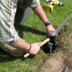 Talen Tools Ecolat Afboording Opgerold 10m X 14cm X 0,7cm Grijs -Tuinmeubel Verkoop 123 1314