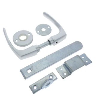 HANDSON Tuinpoortsluiting Poortslot Met Kruk Verzinkt 1 HANDSON Tuinpoortsluiting Poortslot Met Kruk Verzinkt