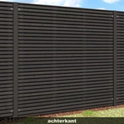 Schutting Andalusië Ca.180x180cm Zwart -Tuinmeubel Verkoop 123 1626