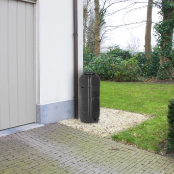 Practo Garden Classic Regenton Zwart Met Kraantje 100 L 2 Practo Garden Classic Regenton Zwart Met Kraantje 100 L - Afbeelding 2