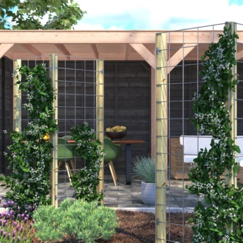 Gaas Startpakket Tuinhek Grenen 180x75cm 5 Gaas Startpakket Tuinhek Grenen 180x75cm - Afbeelding 5