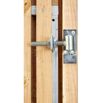 Poort Voor Houtbetonschutting Douglas Rechtsdraaiend 100cm Breed 4 Poort Voor Houtbetonschutting Douglas Rechtsdraaiend 100cm Breed - Afbeelding 4