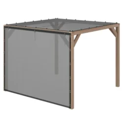 Pergola Silvano Douglas Incl. Schaduwdoek & Zijdoek 324x324 Cm -Tuinmeubel Verkoop 123 17