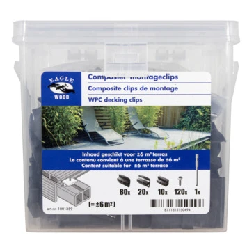 HKC Kunststof Clips - 110 Stuks 4 HKC Kunststof Clips - 110 Stuks - Afbeelding 4