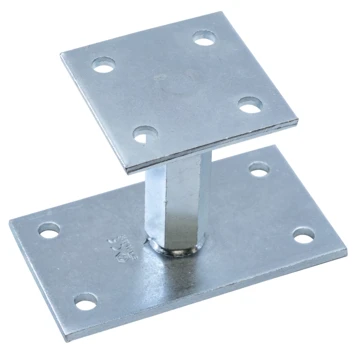 Verstelbare Paalhouder Groot Verzinkt 160x90 Mm X 90x90 Mm 110-180 Mm 1 Verstelbare Paalhouder Groot Verzinkt 160x90 Mm X 90x90 Mm 110-180 Mm