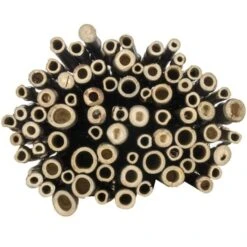 Bamboe Schutting Zwart Ca. 180x180 Cm -Tuinmeubel Verkoop 123 1826