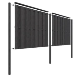 Schutting Startpakket Tuinscherm Royal Antraciet Ca. 3,8 Meter Lang -Tuinmeubel Verkoop 123 1839