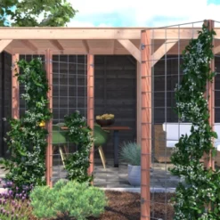 Gaas Startpakket Tuinhek Hardhout 180x75cm 16 Gaas Startpakket Tuinhek Hardhout 180x75cm -Tuinmeubel Verkoop 123 1919