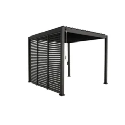 Zijwand Louvre Voor Pergola Classic & Deluxe Zwart 360 Series -Tuinmeubel Verkoop 123 192