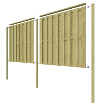 Schutting Startpakket Tuinscherm Royal Ca. 3,8 Meter Lang 3 Schutting Startpakket Tuinscherm Royal Ca. 3,8 Meter Lang - Afbeelding 3