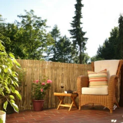 Balkonscherm Riet Ca. 90x300 Cm -Tuinmeubel Verkoop 123 1977