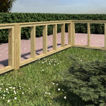 Tuinhek Grenen Donau Ca. 60x180 Cm 3 Tuinhek Grenen Donau Ca. 60x180 Cm - Afbeelding 3