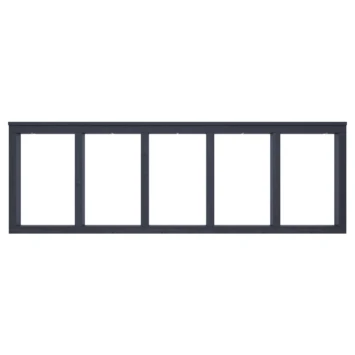 TUINHEK DONAU 60X180CM ANTRACIET 2 TUINHEK DONAU 60X180CM ANTRACIET - Afbeelding 2