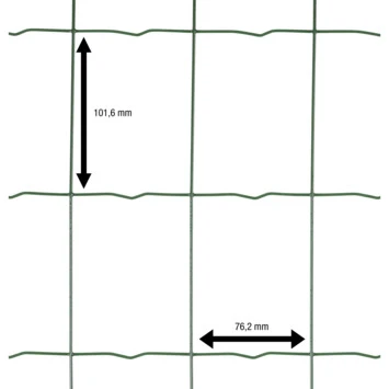 Betafence Pantanet Light Tuingaas 80cm X 25m Groen 3 Betafence Pantanet Light Tuingaas 80cm X 25m Groen - Afbeelding 3