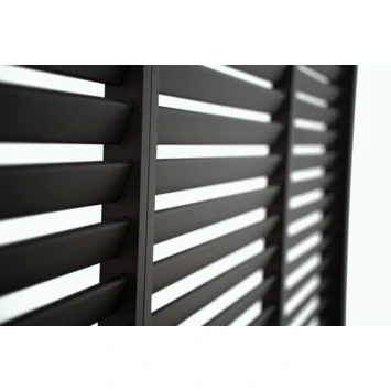 Zijwand Louvre Voor Pergola Classic & Deluxe Zwart 300 Series 4 Zijwand Louvre Voor Pergola Classic & Deluxe Zwart 300 Series - Afbeelding 4