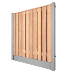 Houtbetonschutting Grijs Douglas Per Meter -Tuinmeubel Verkoop 123 2252