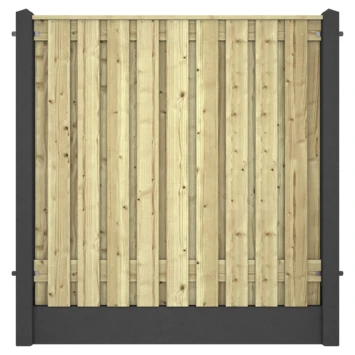 Houtbetonschutting Antraciet Grenen Per Meter 3 Houtbetonschutting Antraciet Grenen Per Meter - Afbeelding 3