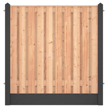 Houtbetonschutting Antraciet Douglas Per Meter 2 Houtbetonschutting Antraciet Douglas Per Meter - Afbeelding 2