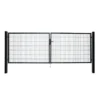 Dubbele Poort Roma/Milano Zwart 2x 100x200 Cm
