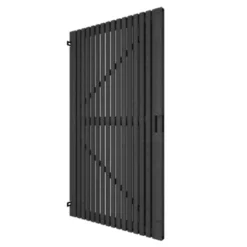 Tuinpoort Andalusië Verticaal Zwart -Tuinmeubel Verkoop 123 2282