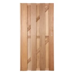 Poort Hardhout Recht Ca. 180x90 Cm