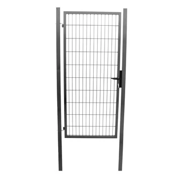 Enkele Poort Roma/Milano Antraciet 100x100 Cm 1 Enkele Poort Roma/Milano Antraciet 100x100 Cm