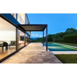 Pergola Classic Zwart 3x4 - 2 Palen 9 Pergola Classic Zwart 3x4 - 2 Palen -Tuinmeubel Verkoop 123 238