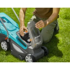 Gardena 2x18V Grasmaaier 32cm Powermax 32/36V (Incl 2 Accu's 2.5Ah + Oplader) -Tuinmeubel Verkoop 123 2491