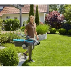Gardena 2x18V Grasmaaier 32cm Powermax 32/36V (Incl 2 Accu's 2.5Ah + Oplader) -Tuinmeubel Verkoop 123 2492