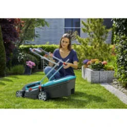 Gardena 2x18V Grasmaaier 32cm Powermax 32/36V (Incl 2 Accu's 2.5Ah + Oplader) -Tuinmeubel Verkoop 123 2494