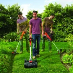 Black & Decker BLACK+DECKER 18V 3-in-1 Strimmer LI-ION 20 Cm Incl. 2,0Ah Accu + Lader -Tuinmeubel Verkoop 123 2832