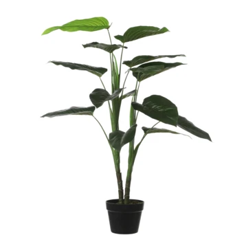 Philodendron Kunstplant - H100x Ø70 Cm - Groen 1 Philodendron Kunstplant - H100x Ø70 Cm - Groen