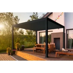Pergola Deluxe Zwart 3,6x4m -Tuinmeubel Verkoop 123 295