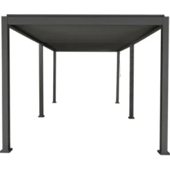 Pergola Deluxe Zwart 3x6m