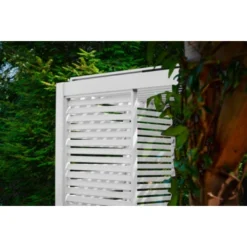 Zijwand Louvre Voor Pergola Classic & Deluxe Wit 400 Series 9 Zijwand Louvre Voor Pergola Classic & Deluxe Wit 400 Series -Tuinmeubel Verkoop 123 309