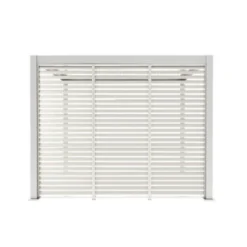 Zijwand Louvre Voor Pergola Classic & Deluxe Wit 360 Series 9 Zijwand Louvre Voor Pergola Classic & Deluxe Wit 360 Series -Tuinmeubel Verkoop 123 32