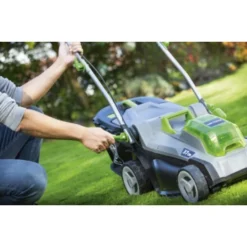 LUX 20V Accu Grasmaaier 37cm Incl. 2 Accu's 4,0Ah + Lader -Tuinmeubel Verkoop 123 3502