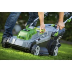 LUX 20V Accu Grasmaaier 37cm Incl. 2 Accu's 4,0Ah + Lader -Tuinmeubel Verkoop 123 3508