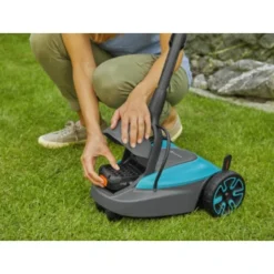 Gardena 18V Grasmaaier HandyMower 22cm Incl. 2,5Ah Accu + Lader -Tuinmeubel Verkoop 123 3563