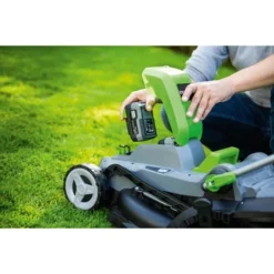 LUX 20V Accu Grasmaaier 33cm Incl. 2 Accu's 4,0Ah + Lader 16 LUX 20V Accu Grasmaaier 33cm Incl. 2 Accu's 4,0Ah + Lader -Tuinmeubel Verkoop 123 3679