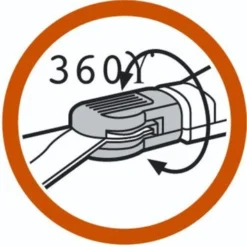 Gardena Classic Grasschaar 360° Draaibaar Staal 37,3x13,4x4,2 Cm -Tuinmeubel Verkoop 123 4442