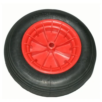 Los Wiel Rubber 400mm Met As 20mm Tot 200kg 1 Los Wiel Rubber 400mm Met As 20mm Tot 200kg