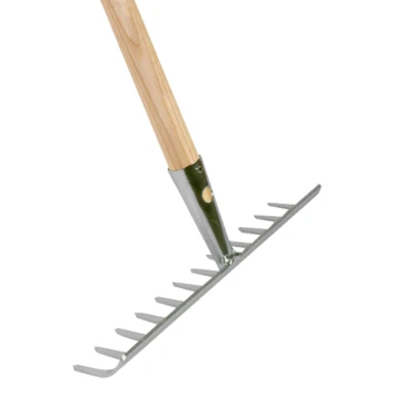 GAMMA Tuinhark 12-harks Staal/hout 160 Cm 1 GAMMA Tuinhark 12-harks Staal/hout 160 Cm