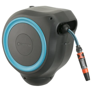 Gardena Wandslangenbox Roll Up 15 Meter Incl. Tuinspuit 2 Gardena Wandslangenbox Roll Up 15 Meter Incl. Tuinspuit - Afbeelding 2